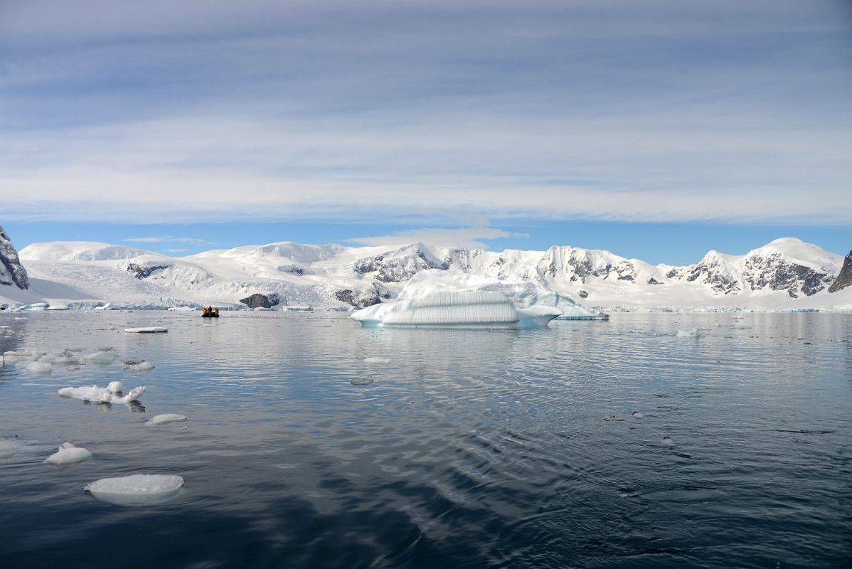17B Wheatstone Glacier, Laussedat Heights And Orel Ice Fringe On Arctowski Peninsula From Zodiac At Cuverville Island On Quark Expeditions Antarctica Cruise
